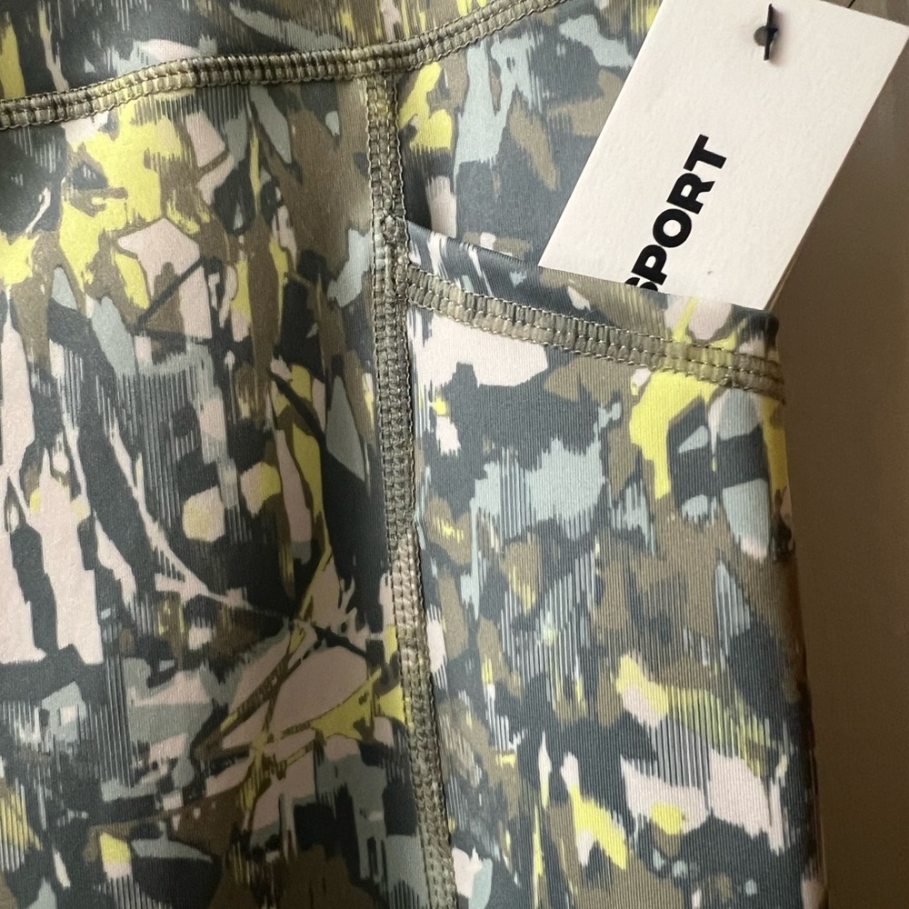 DKNY Sport High Waist Leggings with Side Pockets. Large, New! - Picture 4 of 5